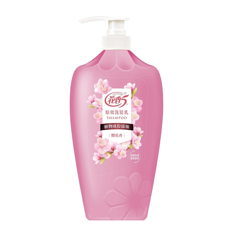 花香5 原效洗髮精 /潤絲精 1100ml：鈴蘭花香 櫻花香 茉莉花香 舒緩 (超取限4)-規格圖11