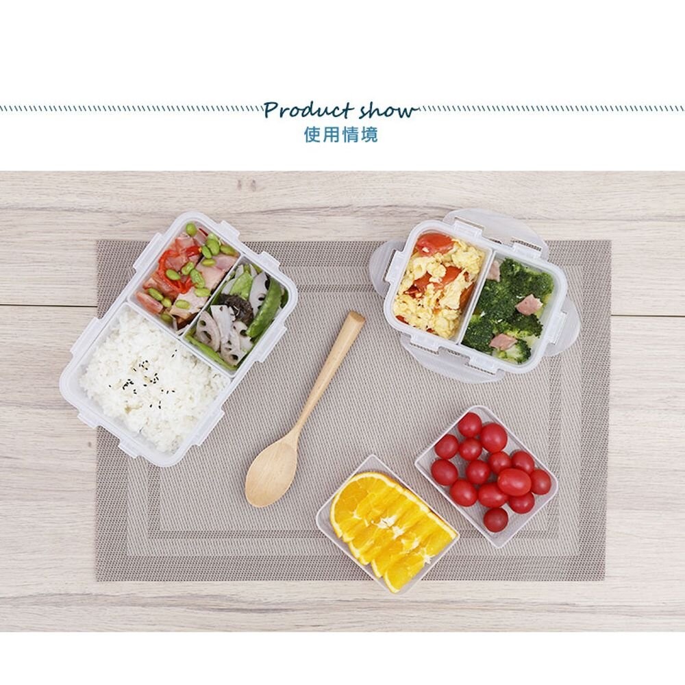 樂扣樂扣PP保鮮盒1L/附活動隔盒(HPL817C)-細節圖4