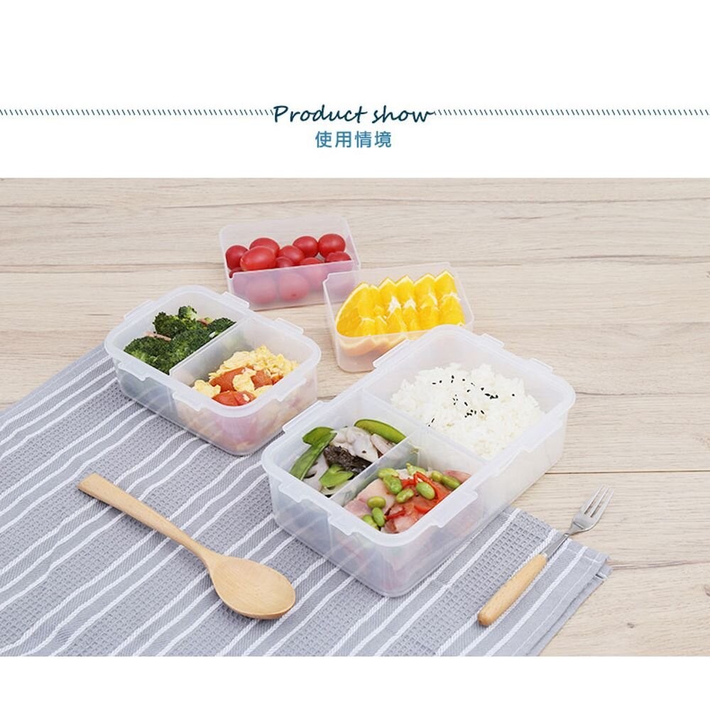 樂扣樂扣PP保鮮盒1.6L/附活動隔盒(HPL824C)-細節圖4