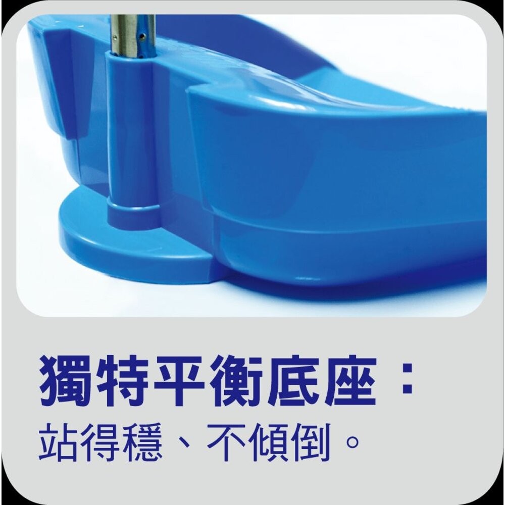 妙潔 可換面掃把畚斗組 長短可用 手持小掃把  藍/紅-細節圖7