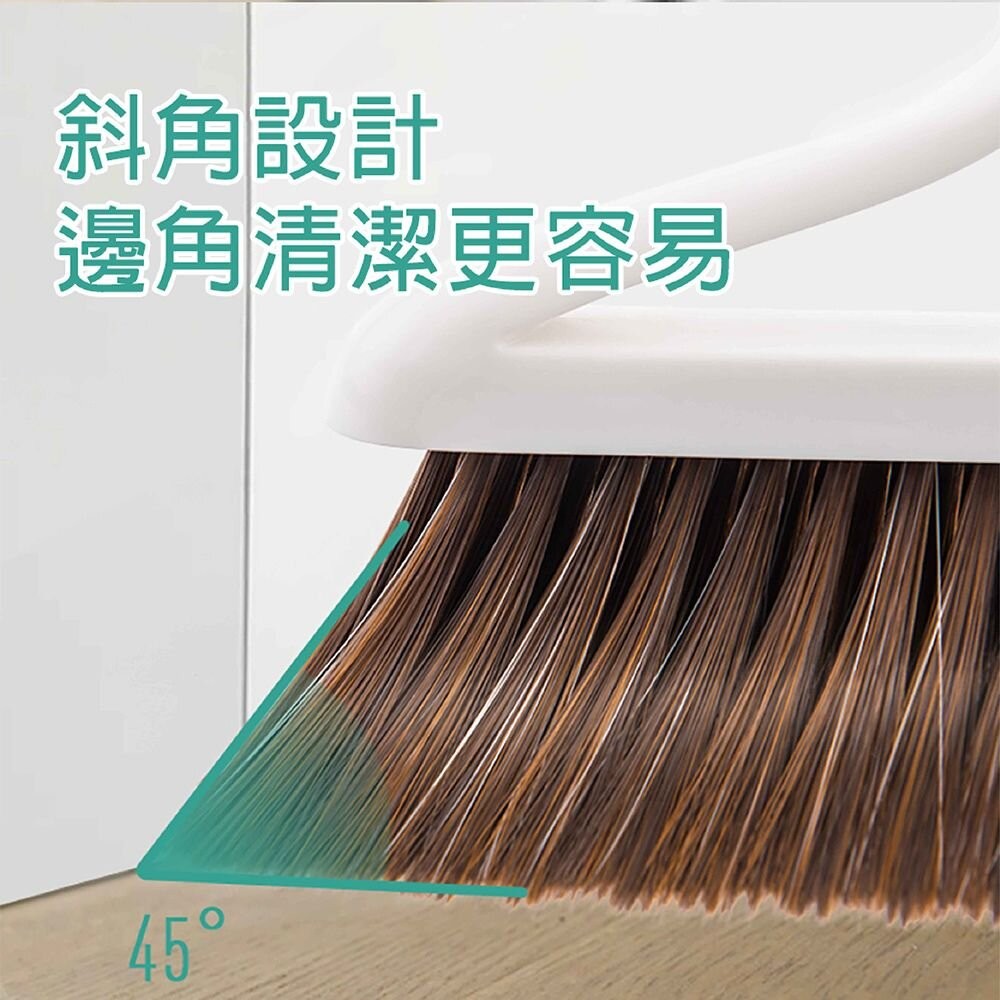 妙潔 摺疊梳齒掃把畚箕組(1掃把+1畚箕)(限宅配)-細節圖4