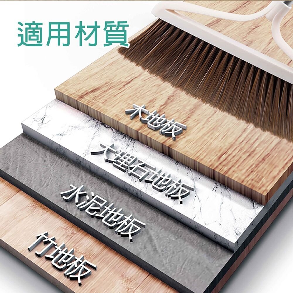 妙潔 摺疊梳齒掃把畚箕組(1掃把+1畚箕)(限宅配)-細節圖6