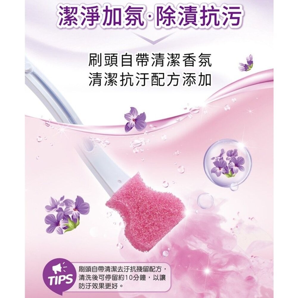 3M百利(舊款)香氛型替換式馬桶刷組：1柄2刷頭/補充包5刷頭 (香檸/薰衣草)-細節圖2