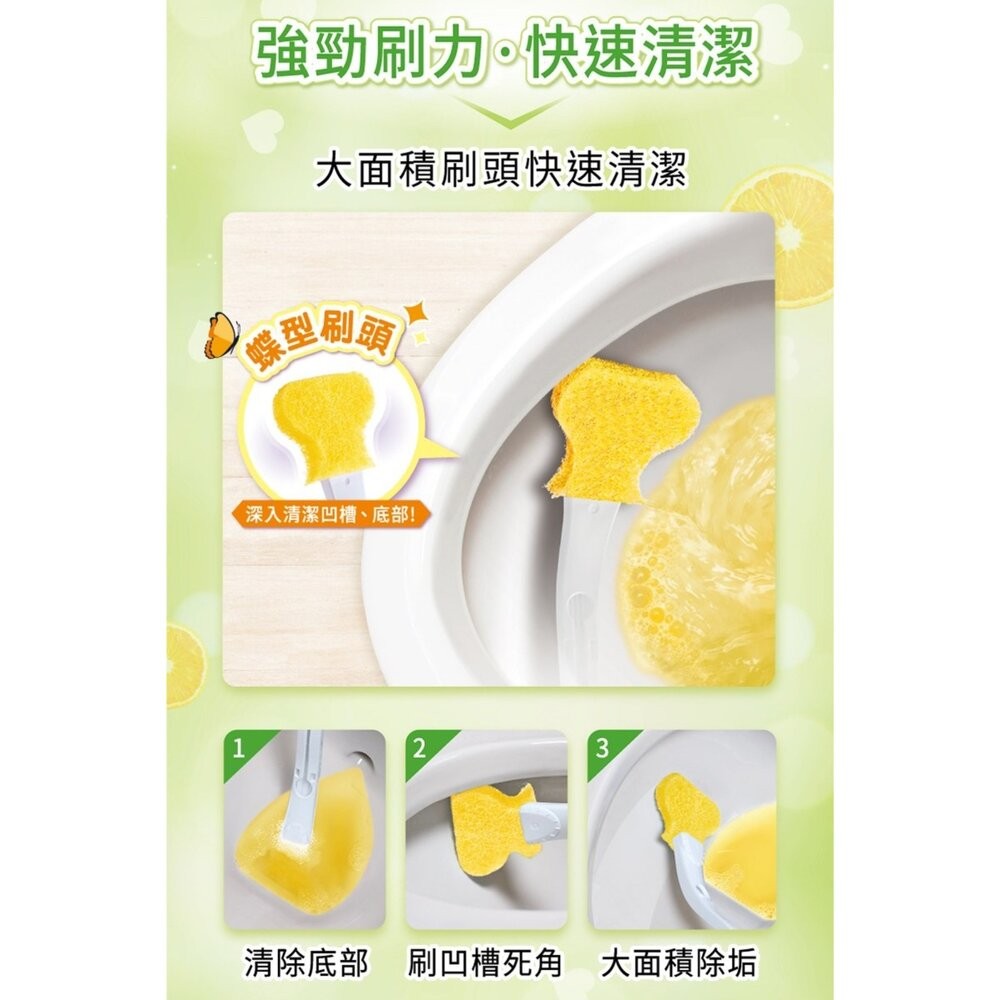 3M百利(舊款)香氛型替換式馬桶刷組：1柄2刷頭/補充包5刷頭 (香檸/薰衣草)-細節圖6