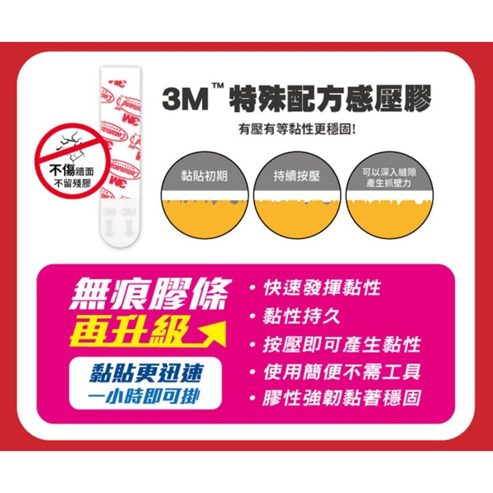 3M無痕一般掛鉤：中型一般27001 /小型一般27002-細節圖4