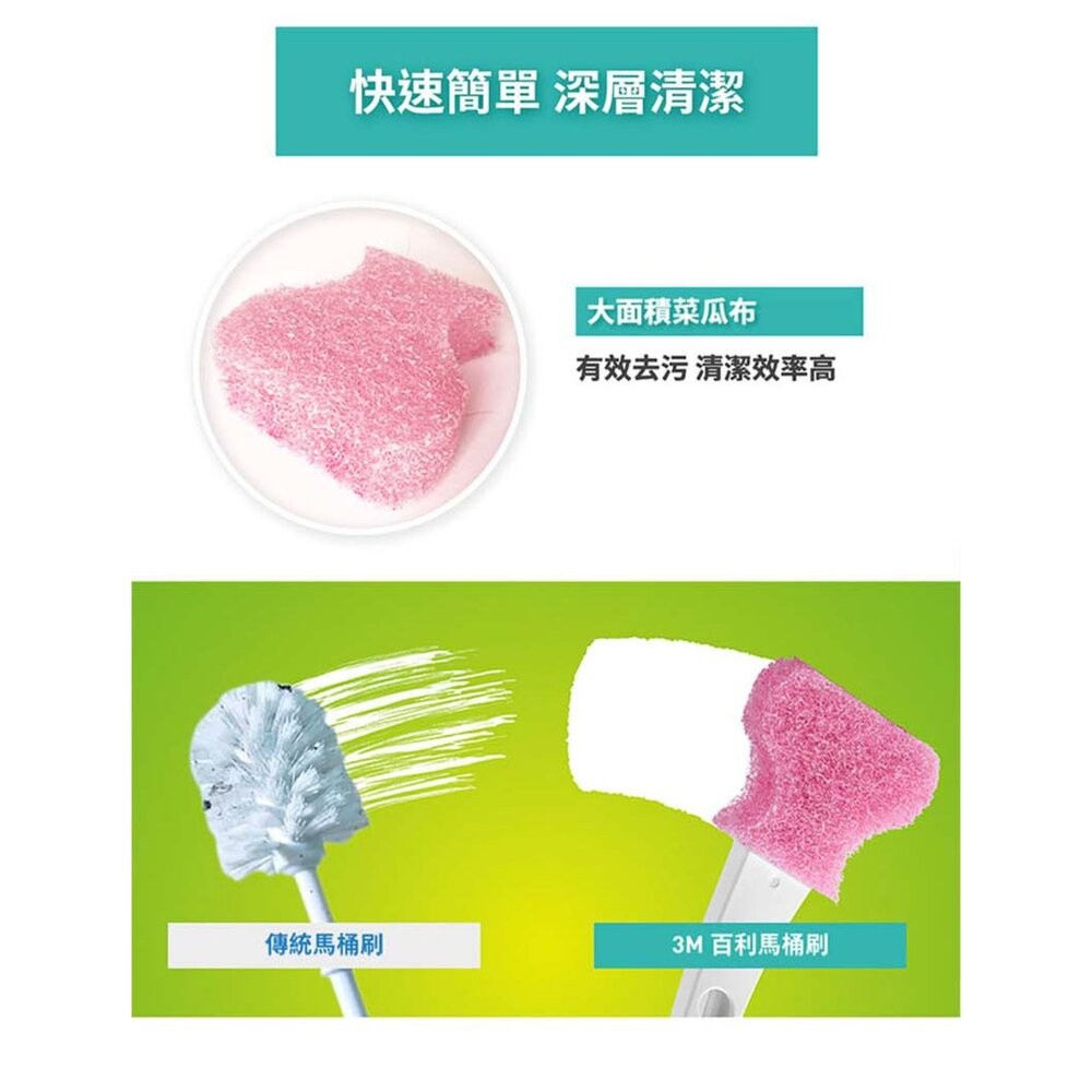 3M 百利替換式馬桶刷長桿新底座組(薰衣草香氛除菌抗汙型)-細節圖7