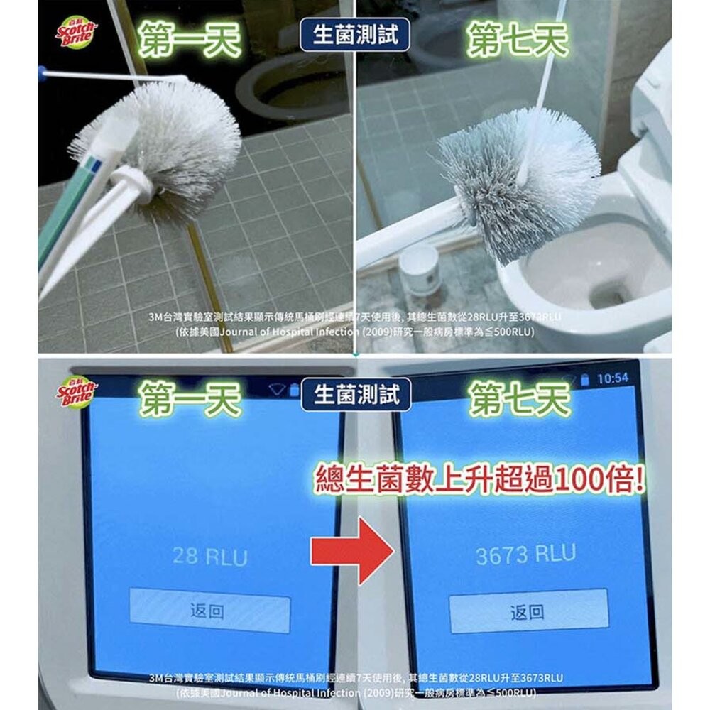 3M 百利替換式馬桶刷長桿新底座組(薰衣草香氛除菌抗汙型)-細節圖2