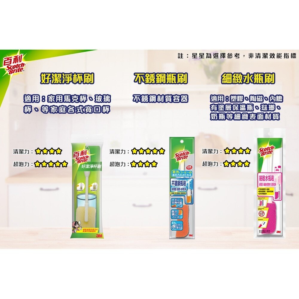 3M 百利細緻水瓶刷補充包-細節圖4