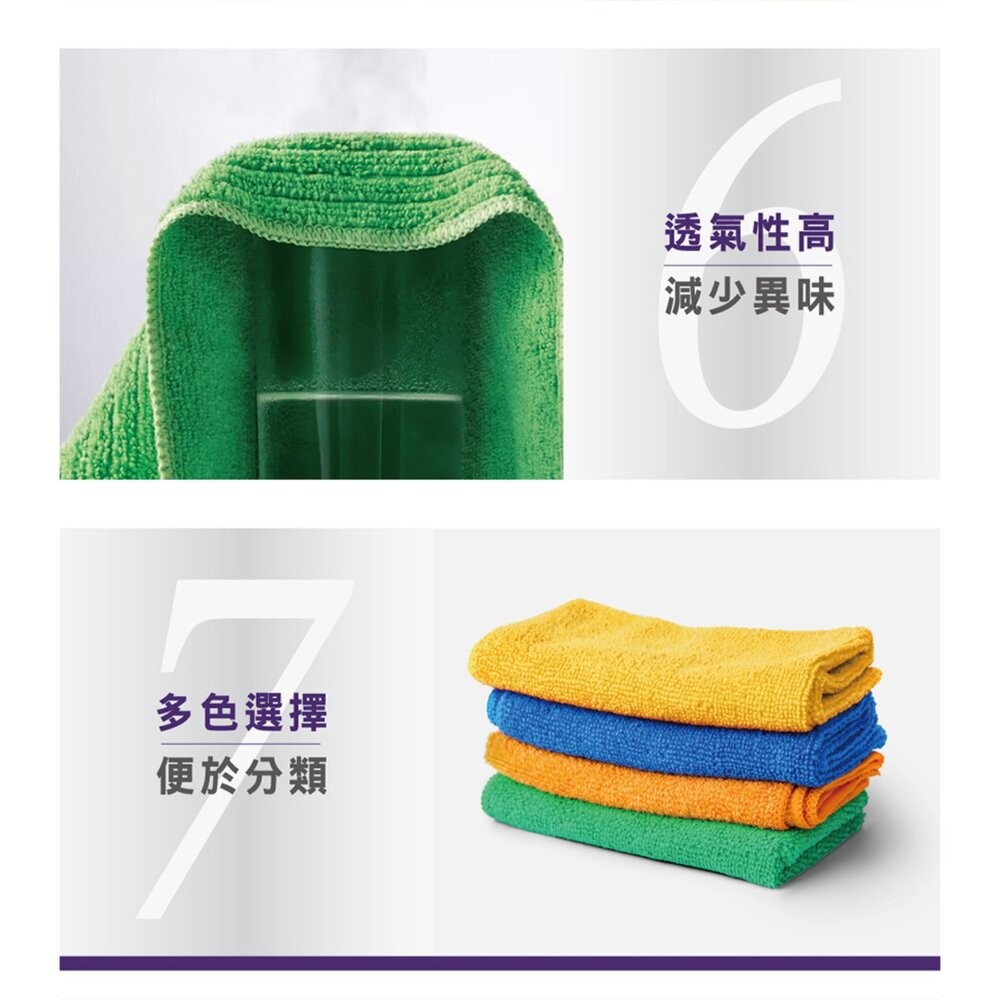 3M 百利萬用超細纖維抹布8片裝-細節圖5