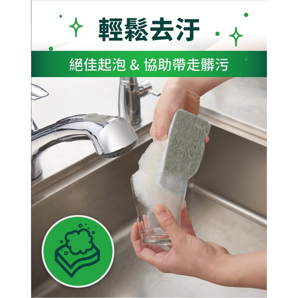 3M  百利日系3層海綿菜瓜布2片裝-淺灰柔刷(WS-77KGY) / 深灰去漬( KES-01KGY)-細節圖8