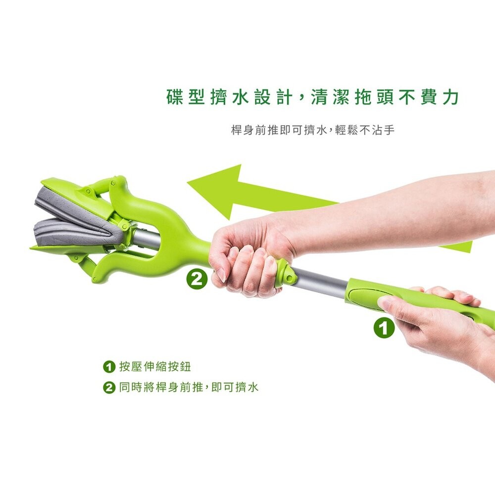 3M 百利輕巧型：吸水膠棉拖把及補充包-細節圖6