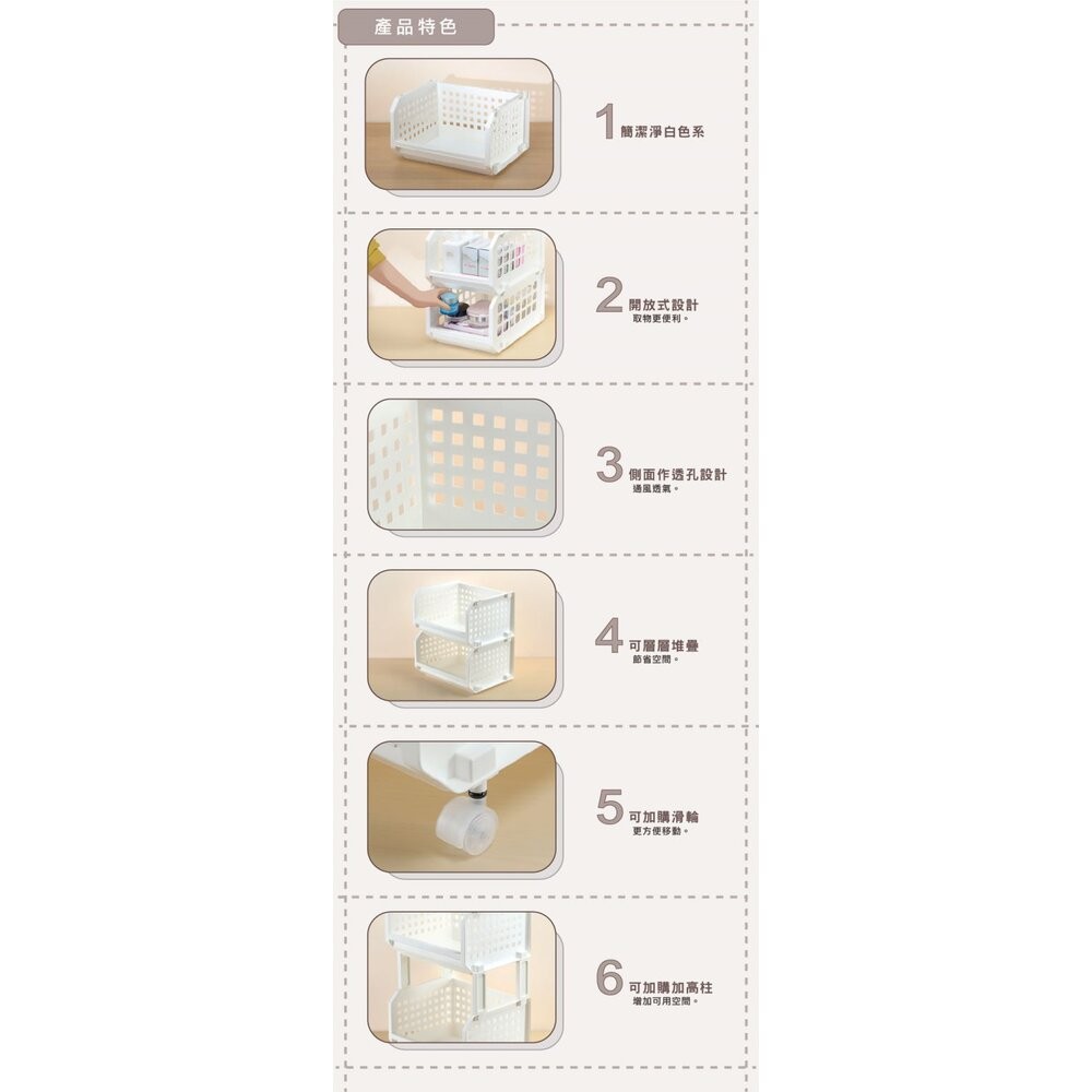 聯府 開放式整理架 P50079-細節圖2