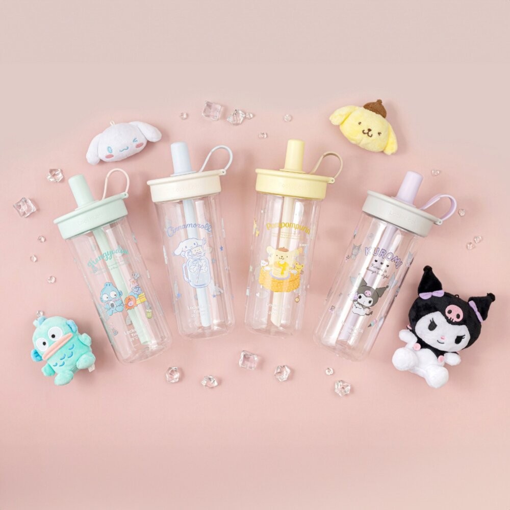樂扣樂扣 嚼對FUN飲吸管杯 750ml/珍奶杯/手搖杯(三麗鷗聯名/大容量/手搖飲適用)人魚漢頓/大耳狗/布丁狗/庫洛-細節圖4