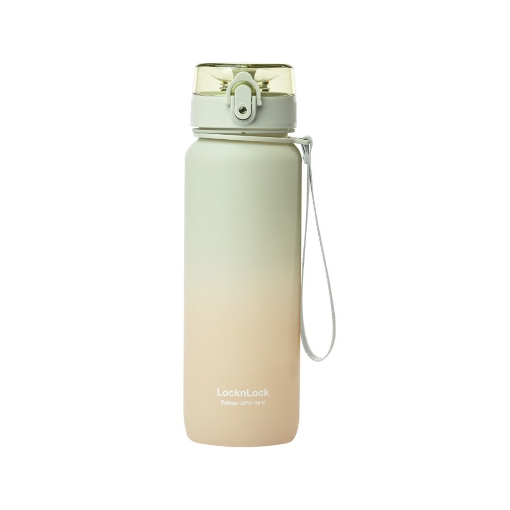 樂扣樂扣夢幻漸層Tritan彈蓋水壺900ml藍紫風鈴草/粉色繡球花/青綠小雛菊-細節圖3