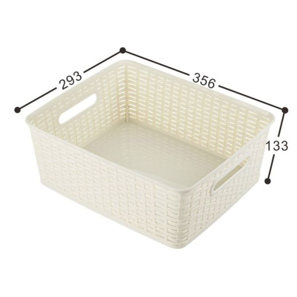 聯府 藤藝104收納籃  KGB-104(超取限3個)-細節圖2