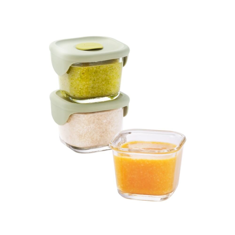 樂扣樂扣 寶寶副食品玻璃調理盒3入LLG508S3 圓形/方形/灰粉色/淡紫色/薄荷綠-細節圖3