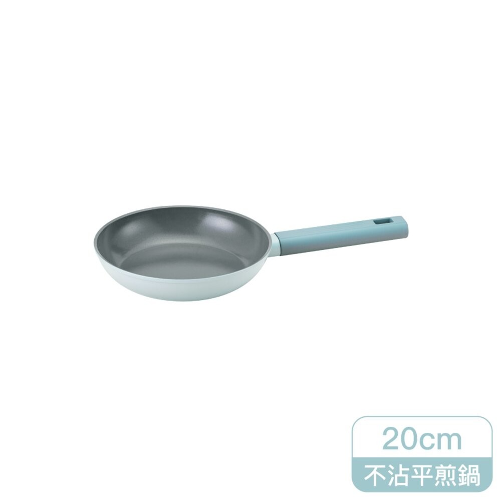 樂扣樂扣ECO BLUE鍛造陶瓷不沾IH平煎鍋-20cm/30cm-細節圖2