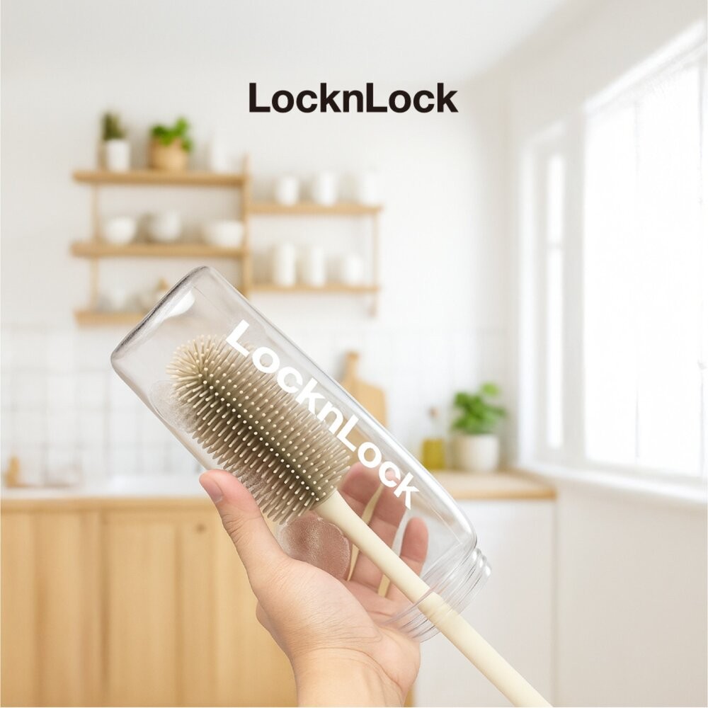 樂扣樂扣矽膠清潔刷/34.5cm/灰(TLL133)-細節圖4