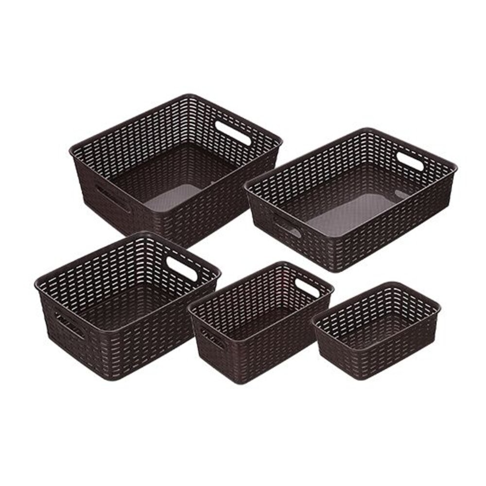 聯府 藤藝103收納籃6.5L    KGB-103(超取限5個)-細節圖3