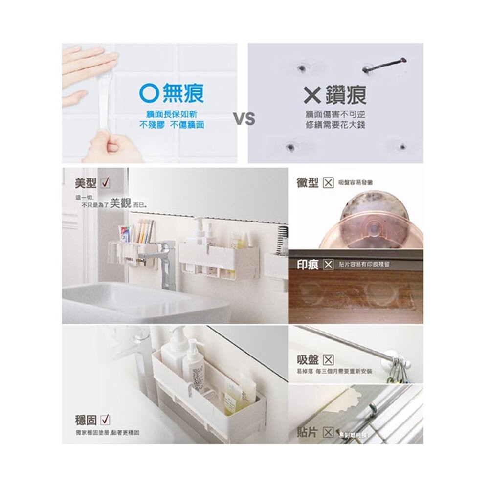 3M 極淨防水 多用途浴室收納架 17724-細節圖4