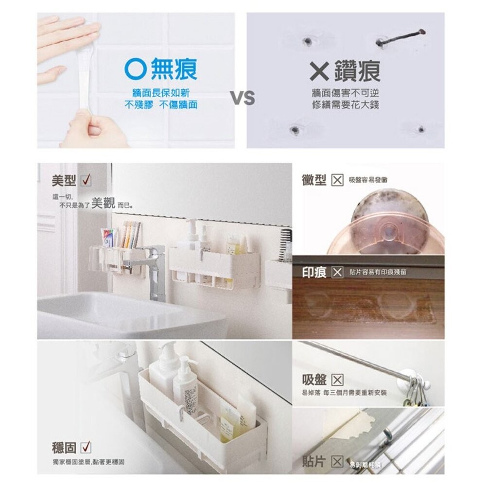 3M 極淨防水收納架：牙刷收納架17721/衛生紙收納架17725-細節圖9