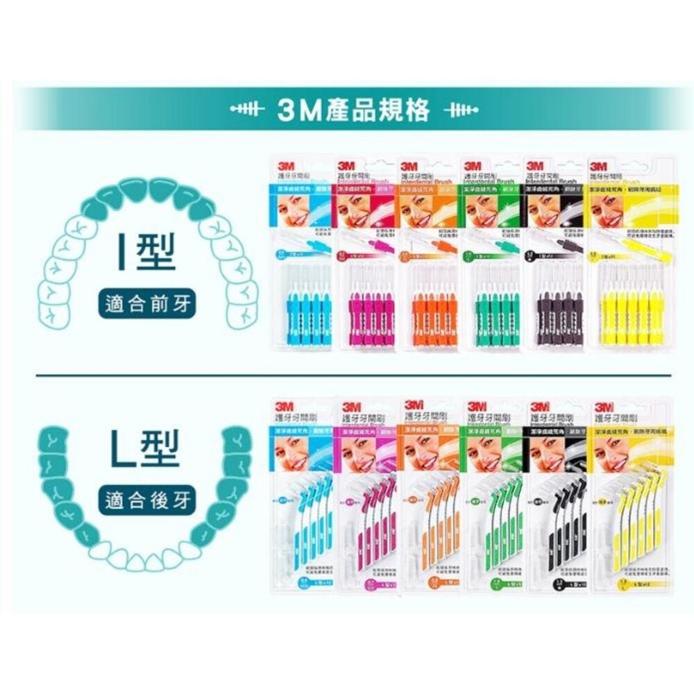 3M護牙牙間刷L型：4支/卡-細節圖7