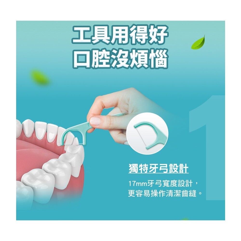 3M細滑牙線棒_薄荷木糖醇牙線棒 ：單包38支-細節圖5