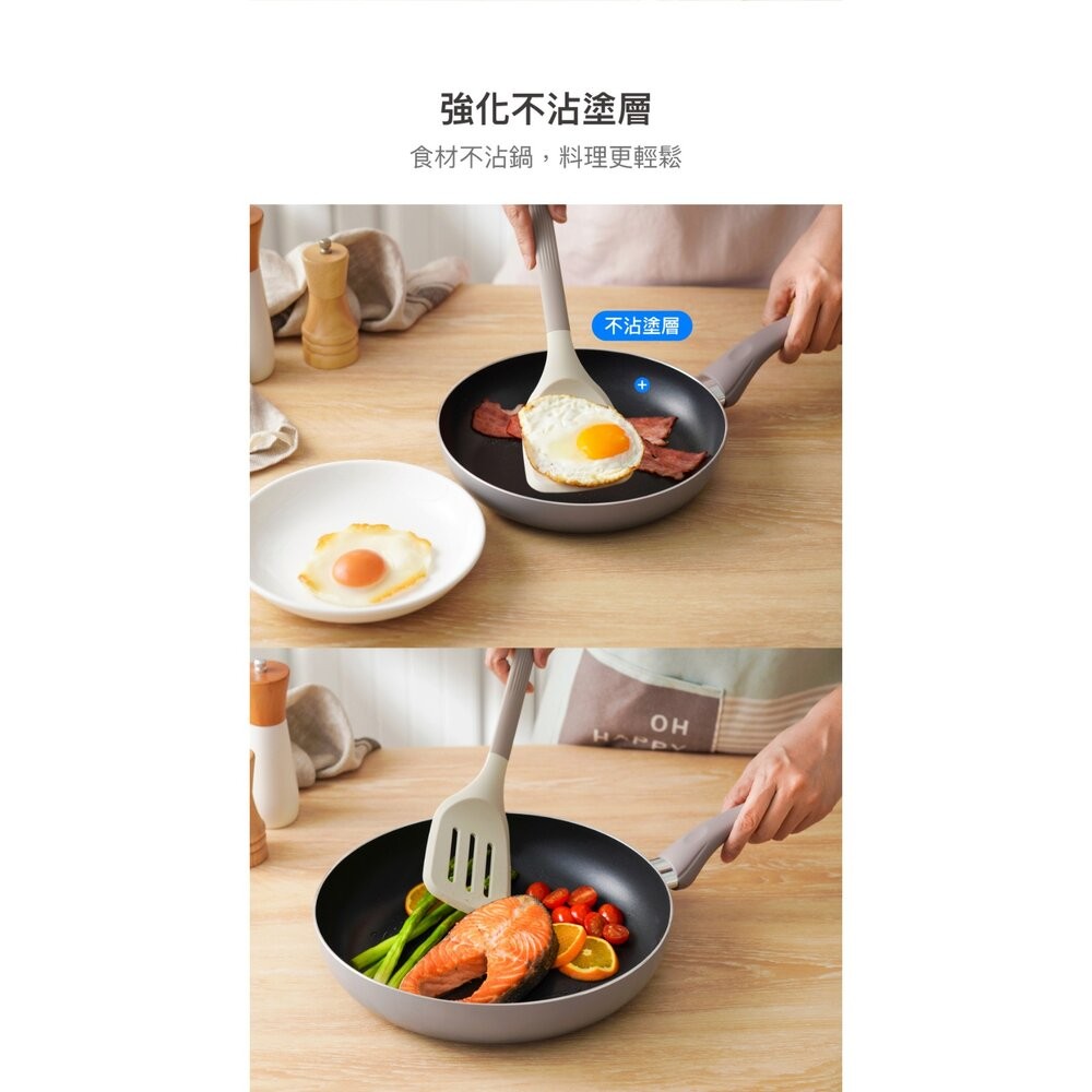 樂扣樂扣輕曜漸層不沾IH炒鍋/平煎鍋-細節圖8