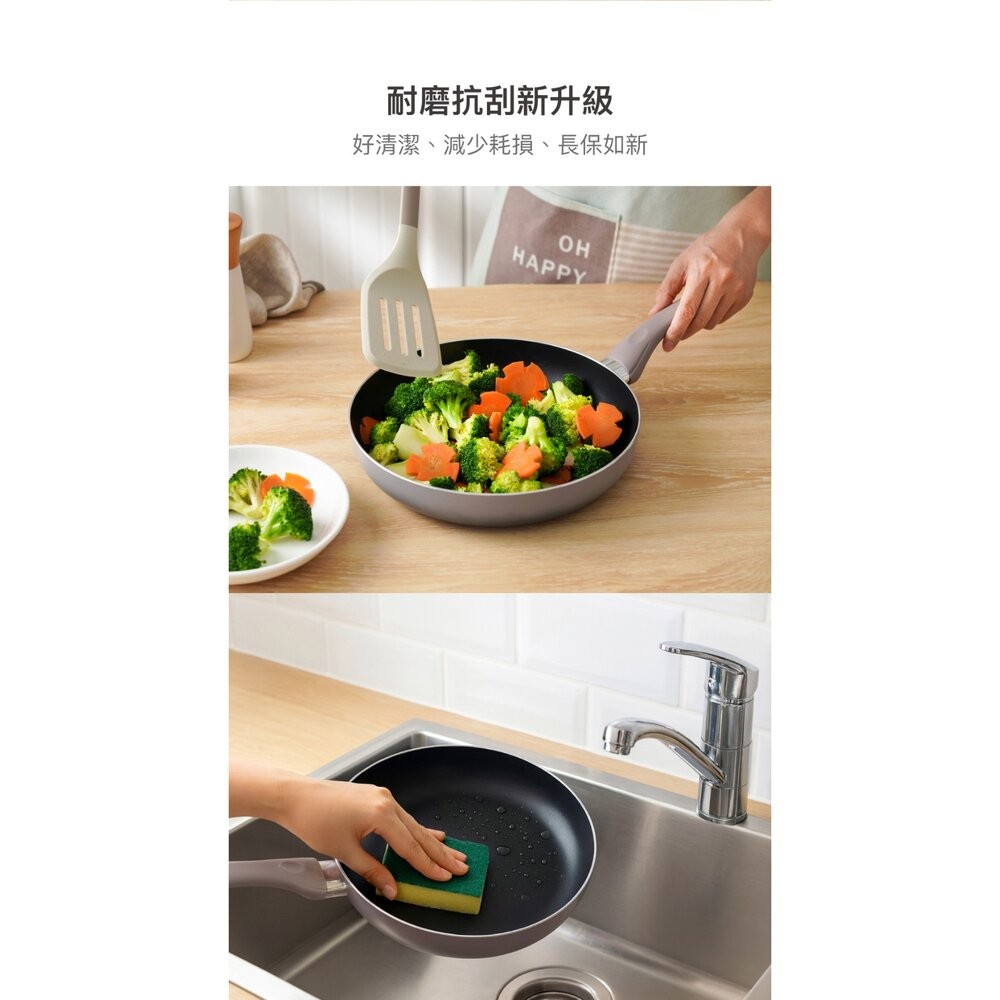 樂扣樂扣輕曜漸層不沾IH炒鍋/平煎鍋-細節圖9