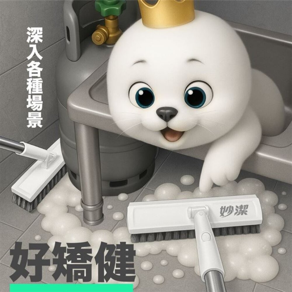 妙潔 刷刮王多功能地板刷-細節圖7