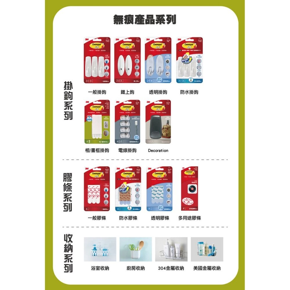 3M 無痕 相框掛鉤系列：鋸齒型17040/繩索型17041-細節圖9