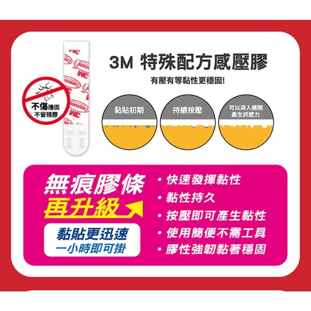 3M 無痕掛勾系列 無痕衣物掛架 17019-細節圖5