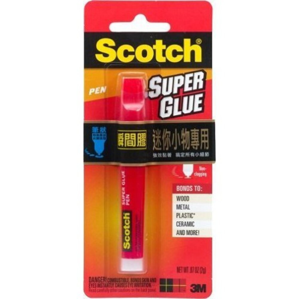 3M Scotch流量調節型瞬間膠：液狀AD124/膠狀AD125-細節圖3