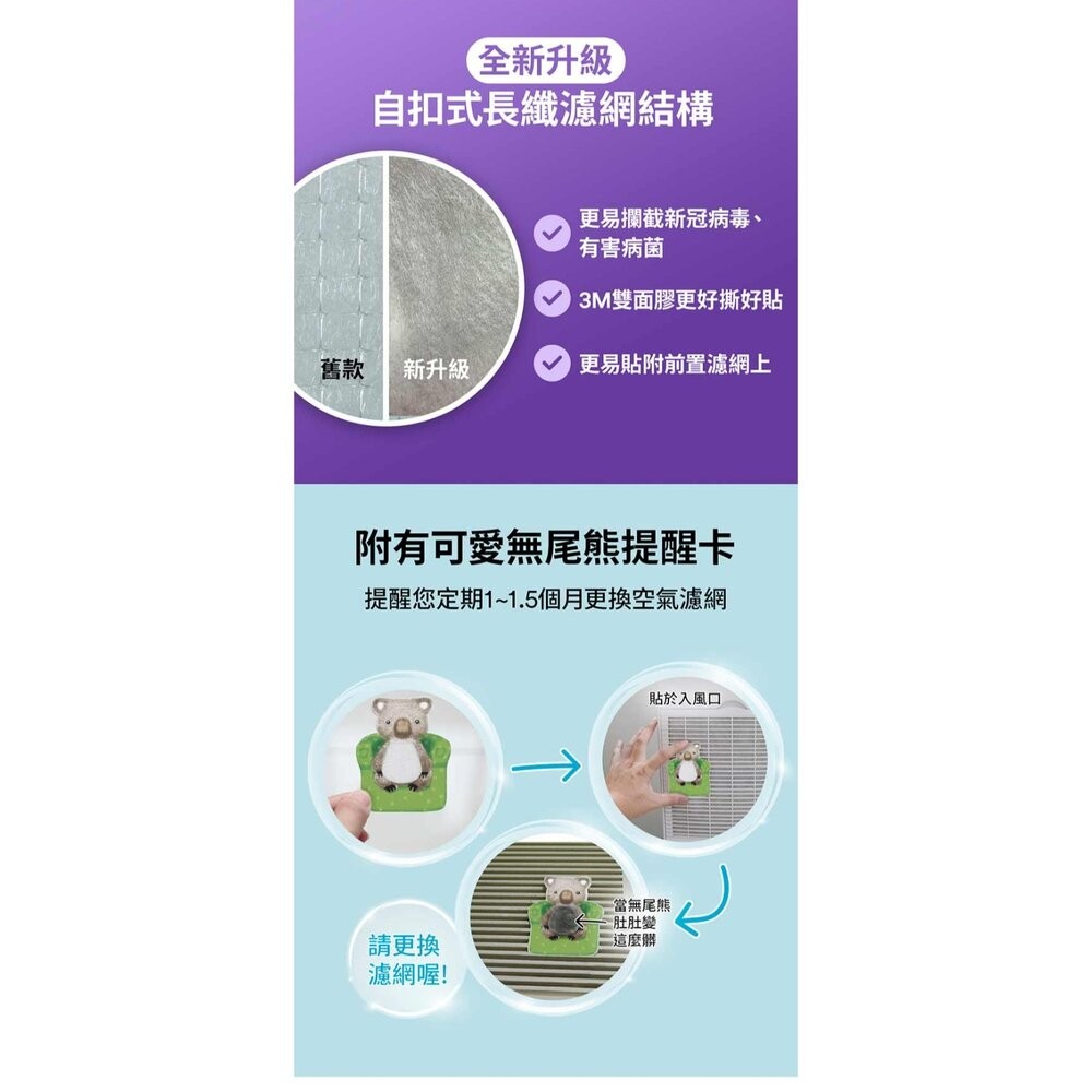3M 專業級靜電空氣濾網/冷氣濾網-病毒過濾型 9809-SRTC(輕巧捲筒裝-1入組-適用空調/清淨機/除濕機)-細節圖10