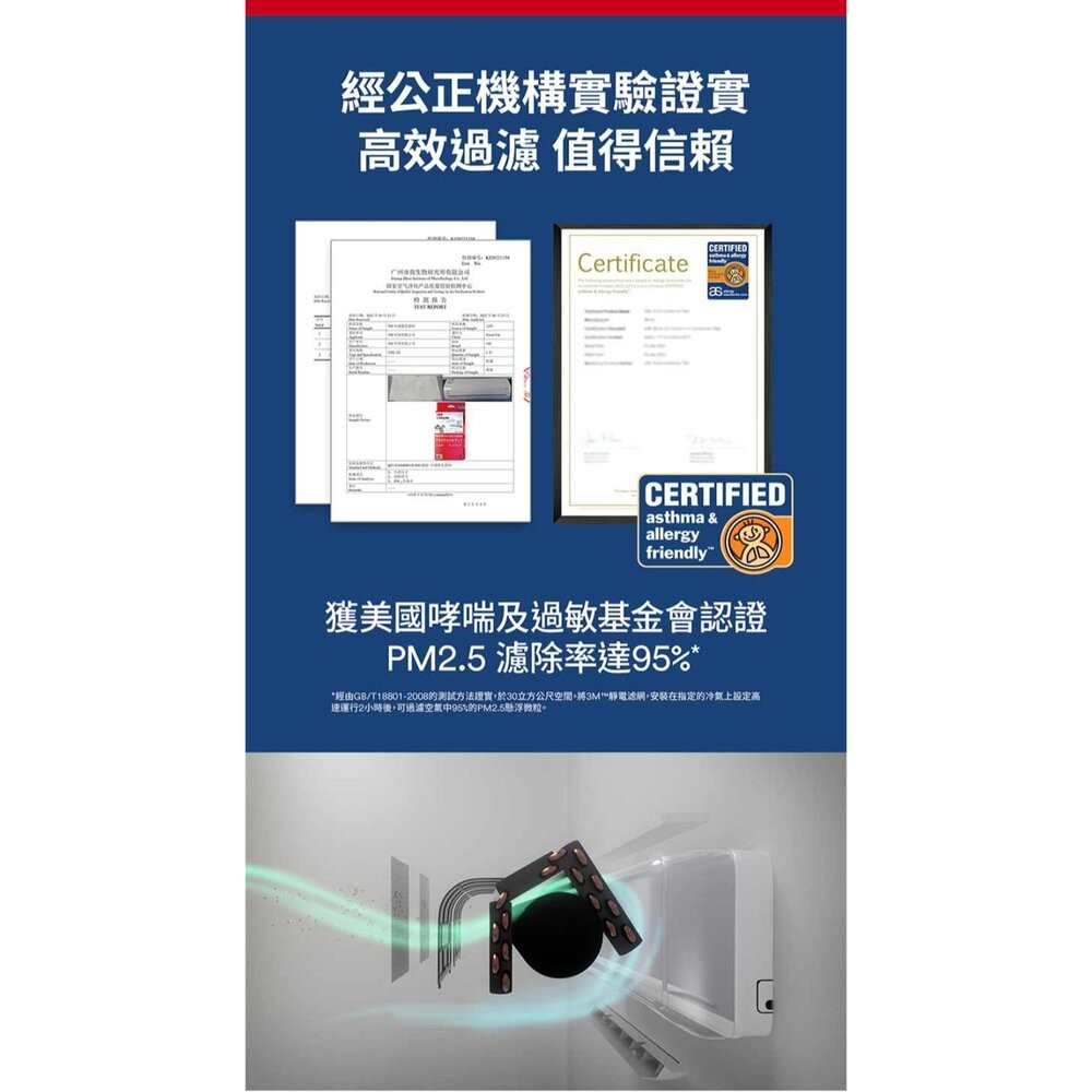 3M 專業級靜電空氣濾網/冷氣濾網-病毒過濾型 9808-SRTC(輕巧捲筒裝-1入組-適用空調/清淨機/除濕機)-細節圖6