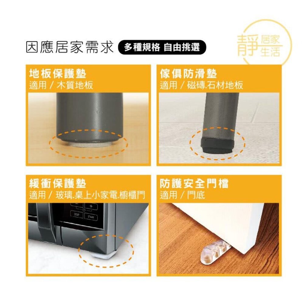 3M 傢俱防滑墊 方型 圓型-細節圖9