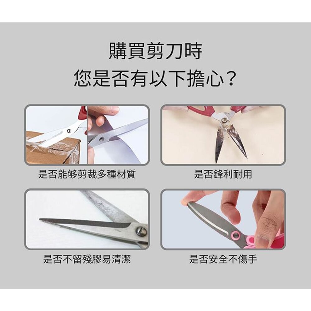 3M Scotch 開箱剪刀 8吋 不沾膠帶3M-SS-U-N8-細節圖3