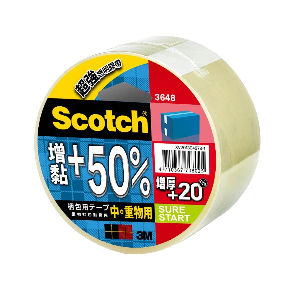 3M 3648超強透明膠帶 單入/3入-規格圖6