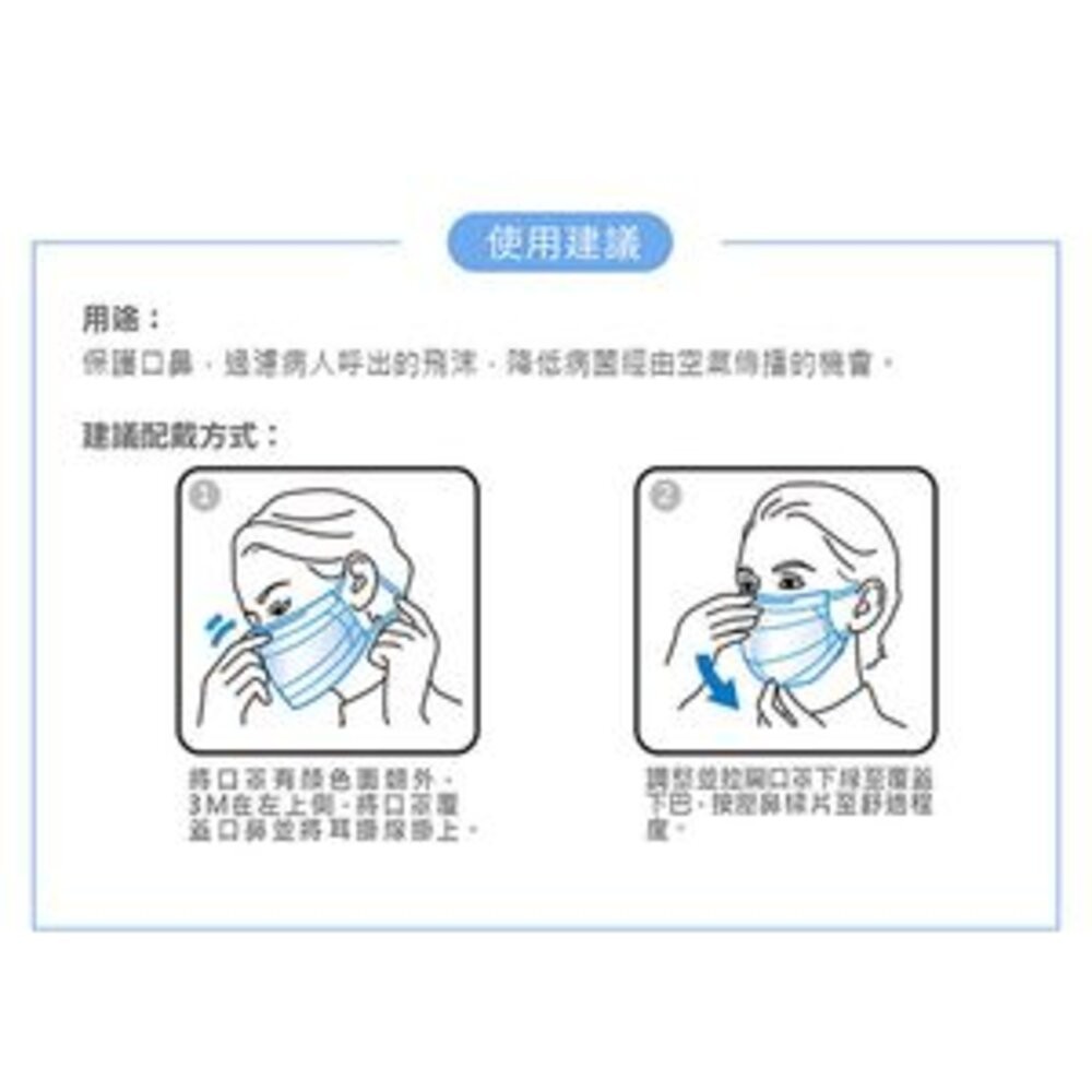 3M 7660C成人醫用口罩散裝50入-細節圖6