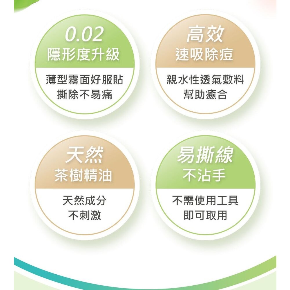 3M 神隱形荳痘貼 添加茶樹精油 小痘(30入/包)-細節圖5