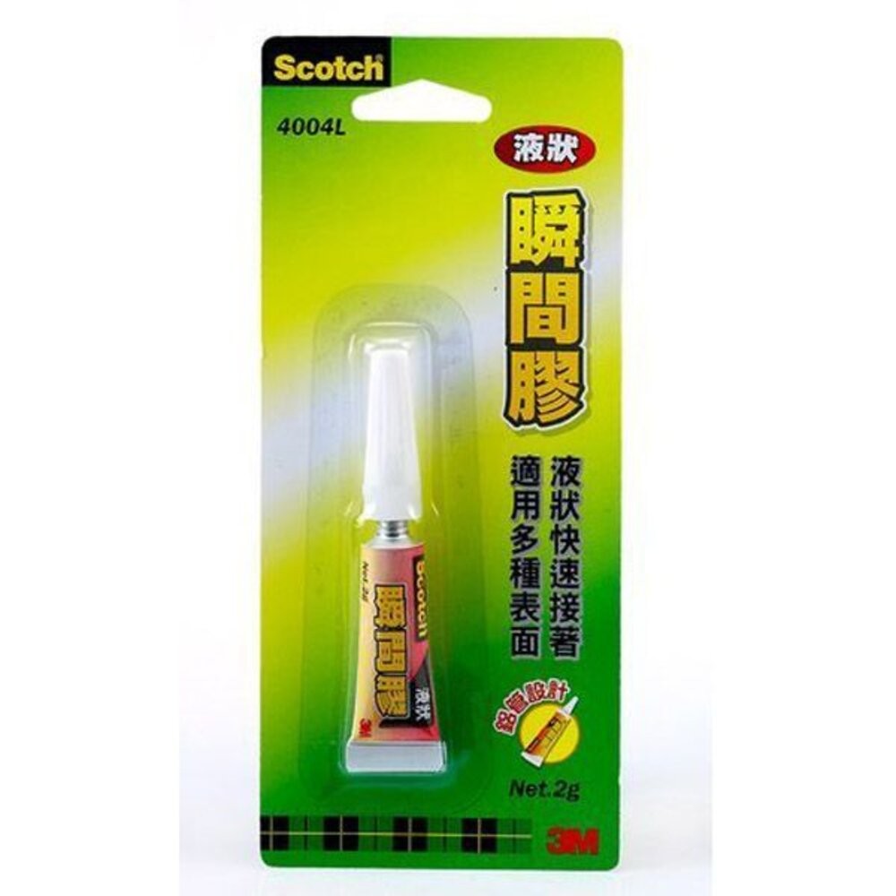 3M Scotch瞬間膠：膏狀4004/液狀2g 4004L/液狀0.5g 4004L-4/液狀2g 4004L-12-細節圖2