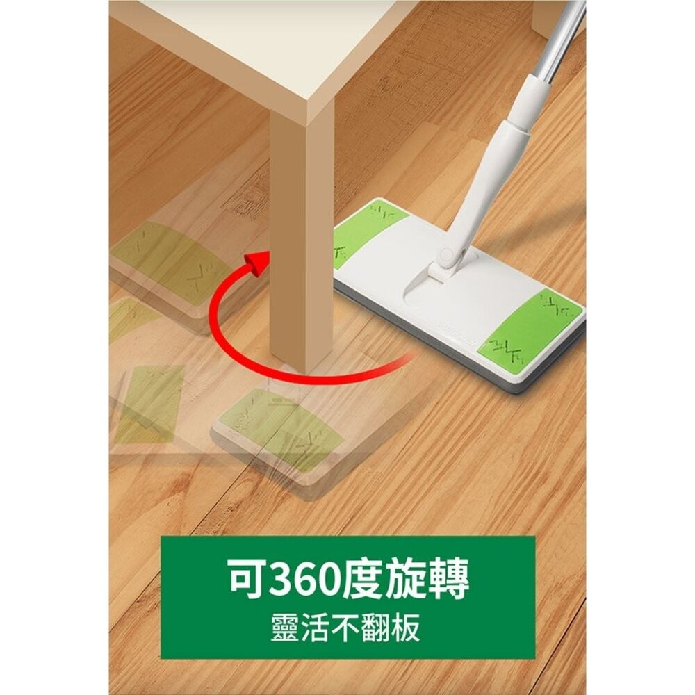 3M DMS-X5 百利乾濕兩用省力型拖把組(1桿+5張乾拖巾)-細節圖3