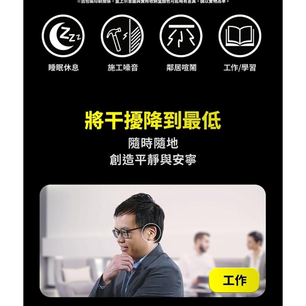 3M 舒眠降噪耳塞補充包/盒裝(任選)-細節圖2