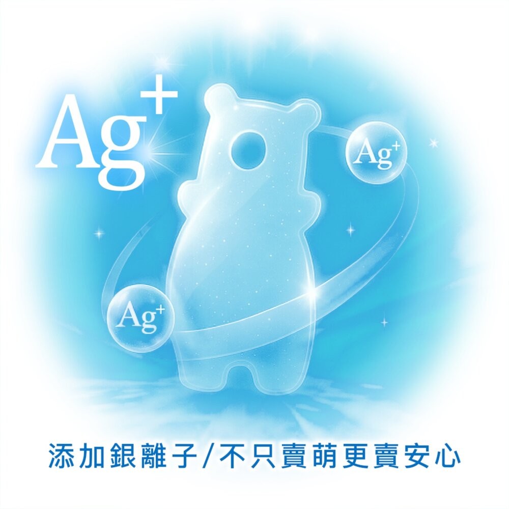 妙潔 三層細緻海綿菜瓜布-萌呆熊造型(2片裝細緻餐具適用/顏色隨機)-細節圖9