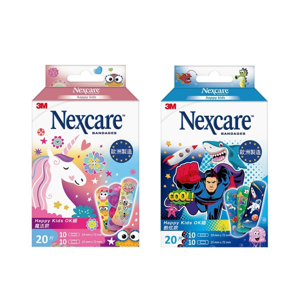 3M Nexcare Happy Kids OK繃 魔法款/酷炫款-細節圖2