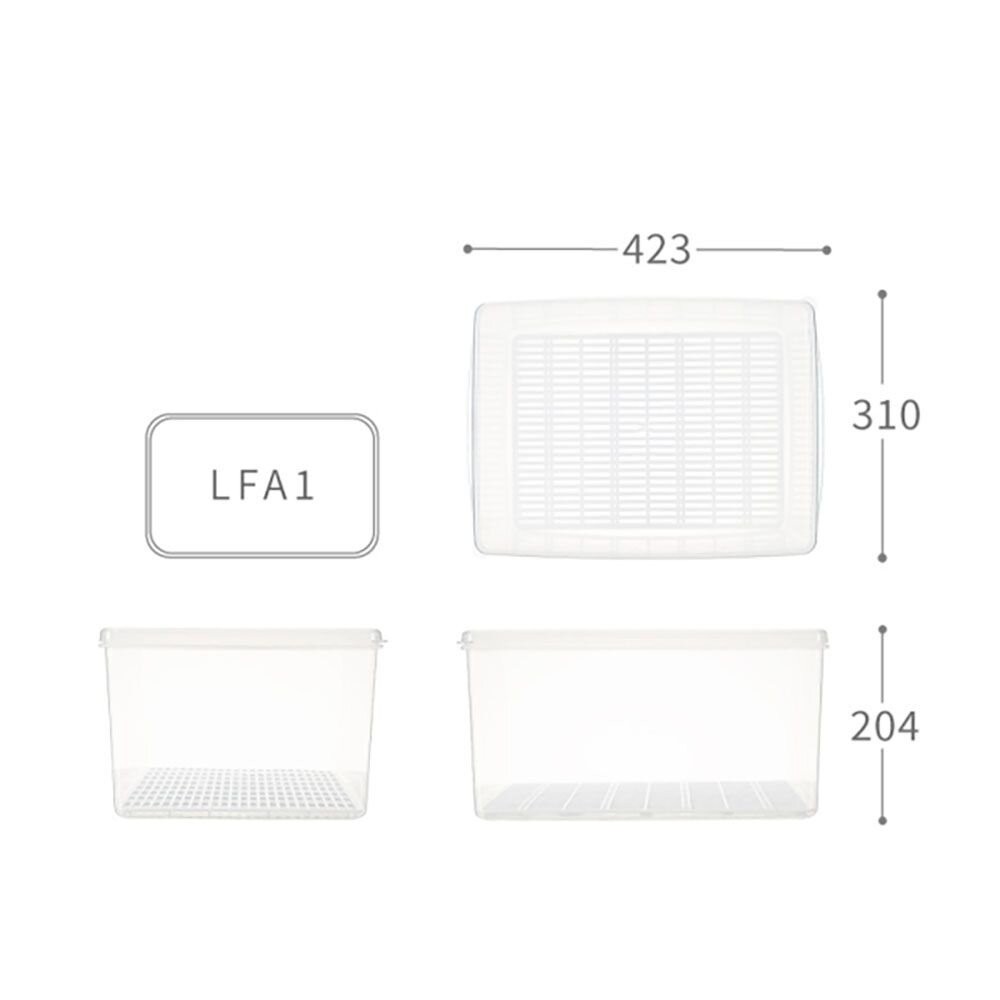 聯府 名廚A1長型保鮮盒  LF-A1-細節圖3