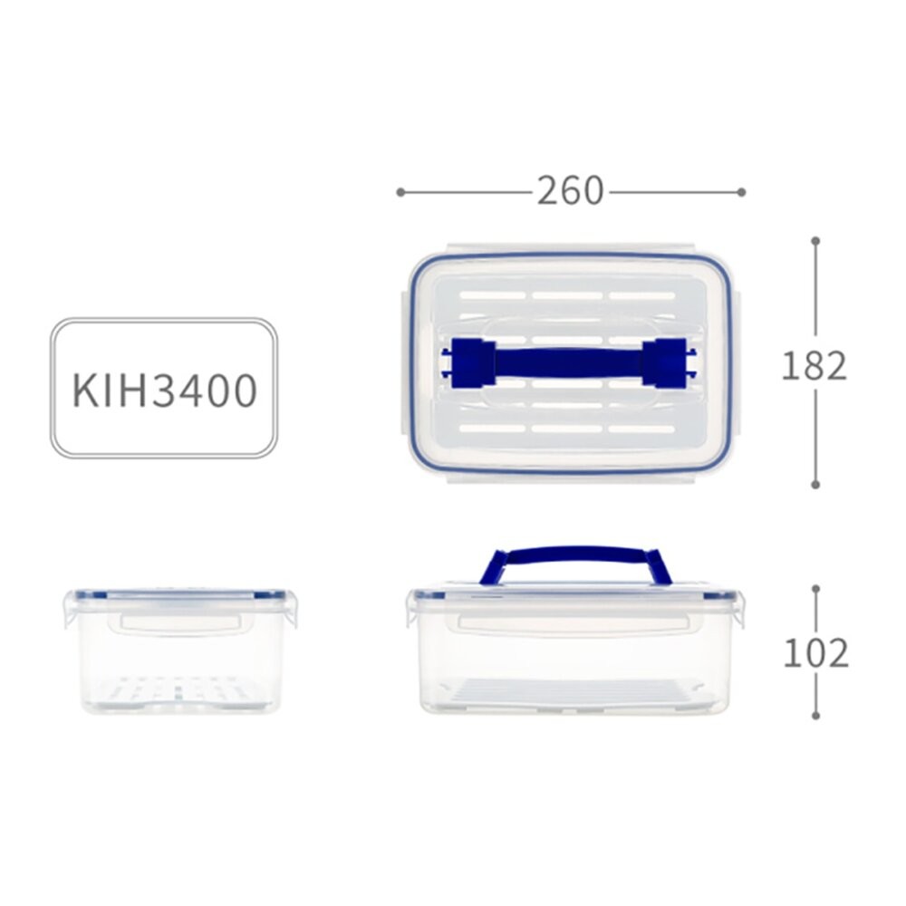 聯府 KEYWAY 天廚手提保鮮盒 ： 樂扣設計 便當盒 工具盒-細節圖9