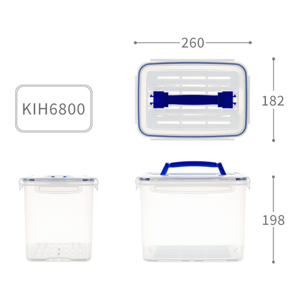 聯府 KEYWAY 天廚手提保鮮盒 ： 樂扣設計 便當盒 工具盒-規格圖11