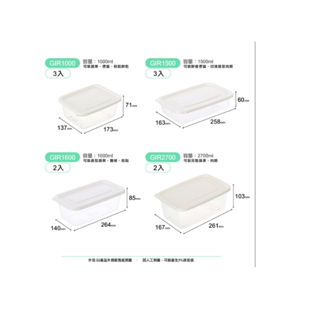 台灣製聯府 青松微波保鮮盒：長型 /圓型 /方型  可微波保鮮盒 便當盒 密封盒 副食品保存盒-細節圖8
