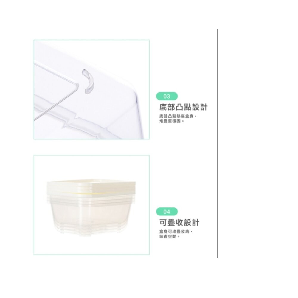 台灣製聯府 青松微波保鮮盒：長型 /圓型 /方型  可微波保鮮盒 便當盒 密封盒 副食品保存盒-細節圖10